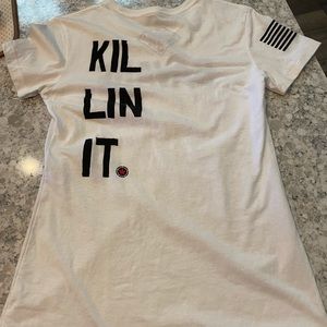 Size medium savage barbell t-shirt